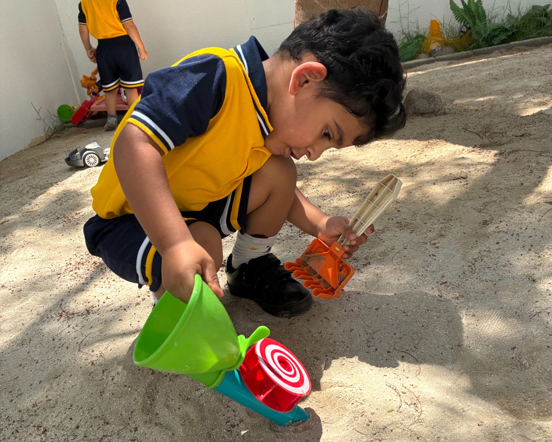 Sand play area